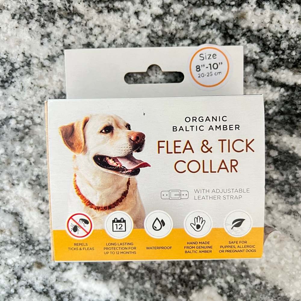 Amber Crown Organic Baltic Amber Flea & Tick Collar 8”-10”